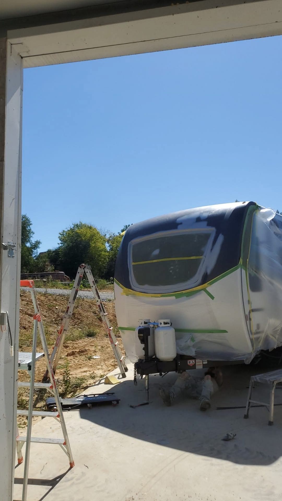 RV wall repair